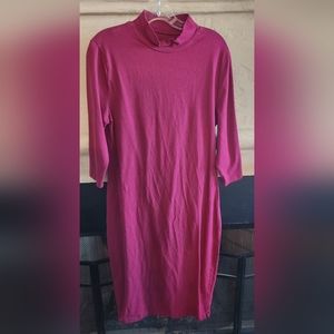 Maroon New York & Company pencil dress, size XL